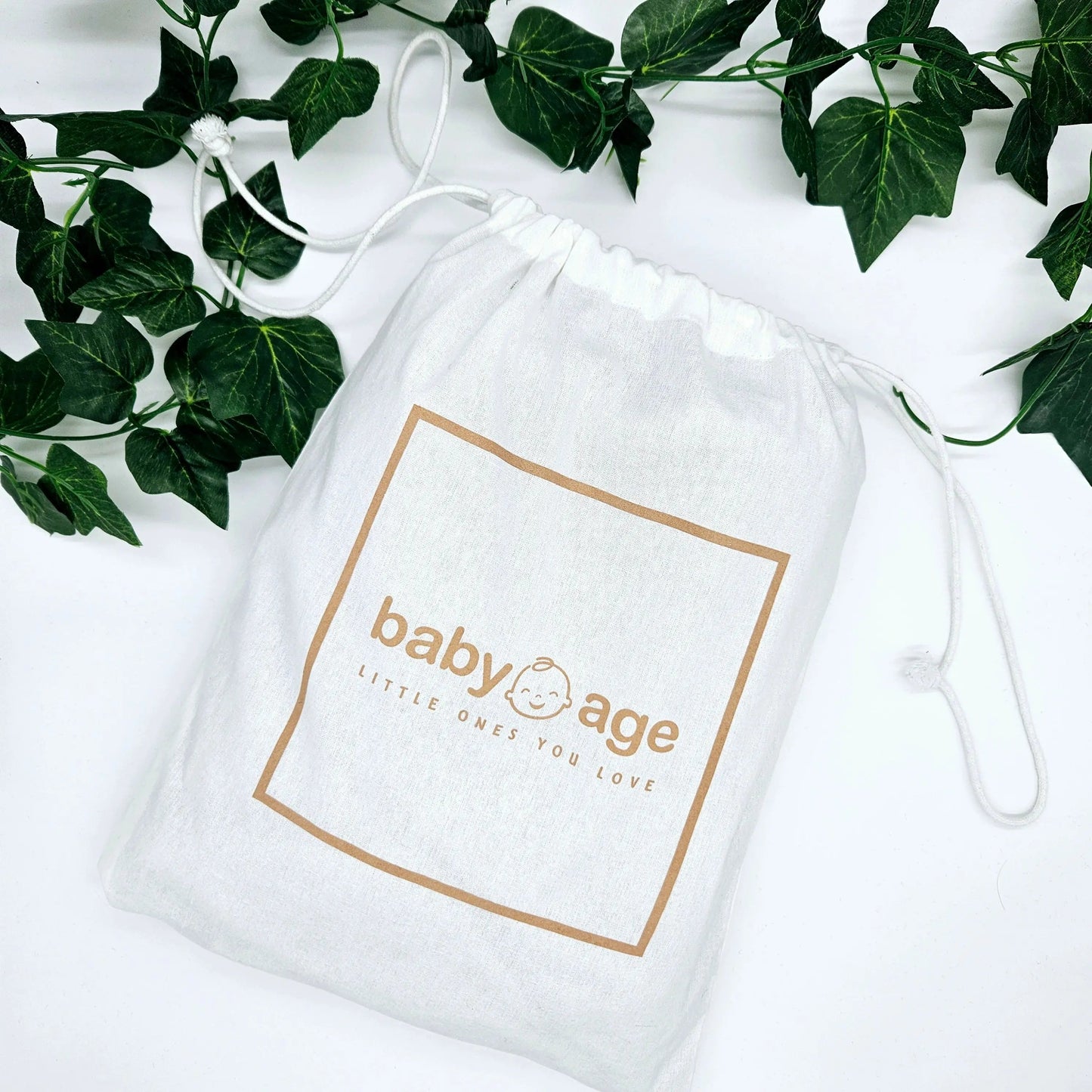 Baby Age White Personalised Christening and Baptism Towel Set BabyAge