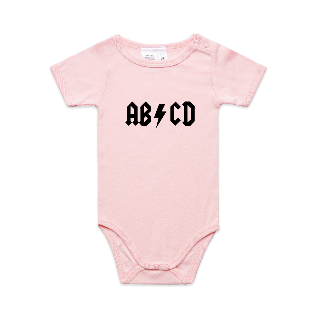 ABCD Rock and Roll Organic Cotton Baby Onesie BabyAge