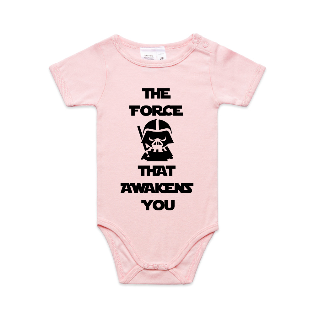 Star Wars Force Organic Cotton Baby Onesie