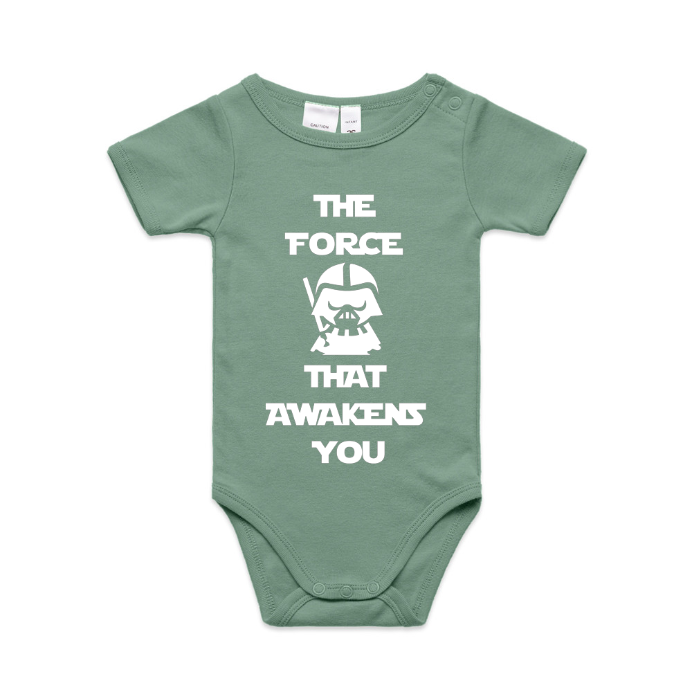 Star Wars Force Organic Cotton Baby Onesie