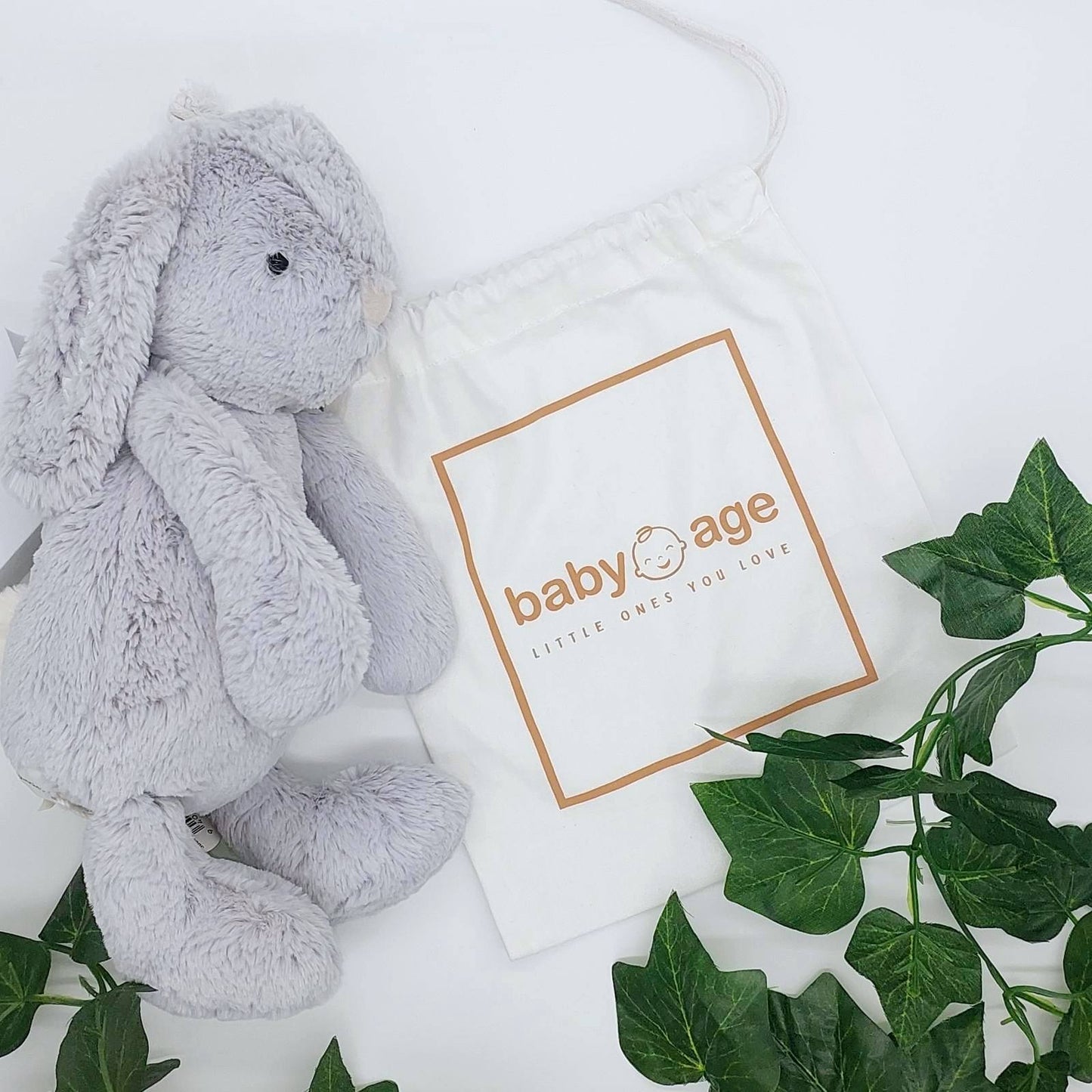 Personalised Jamie Kay Snuggle Bunny in Willow BabyAge