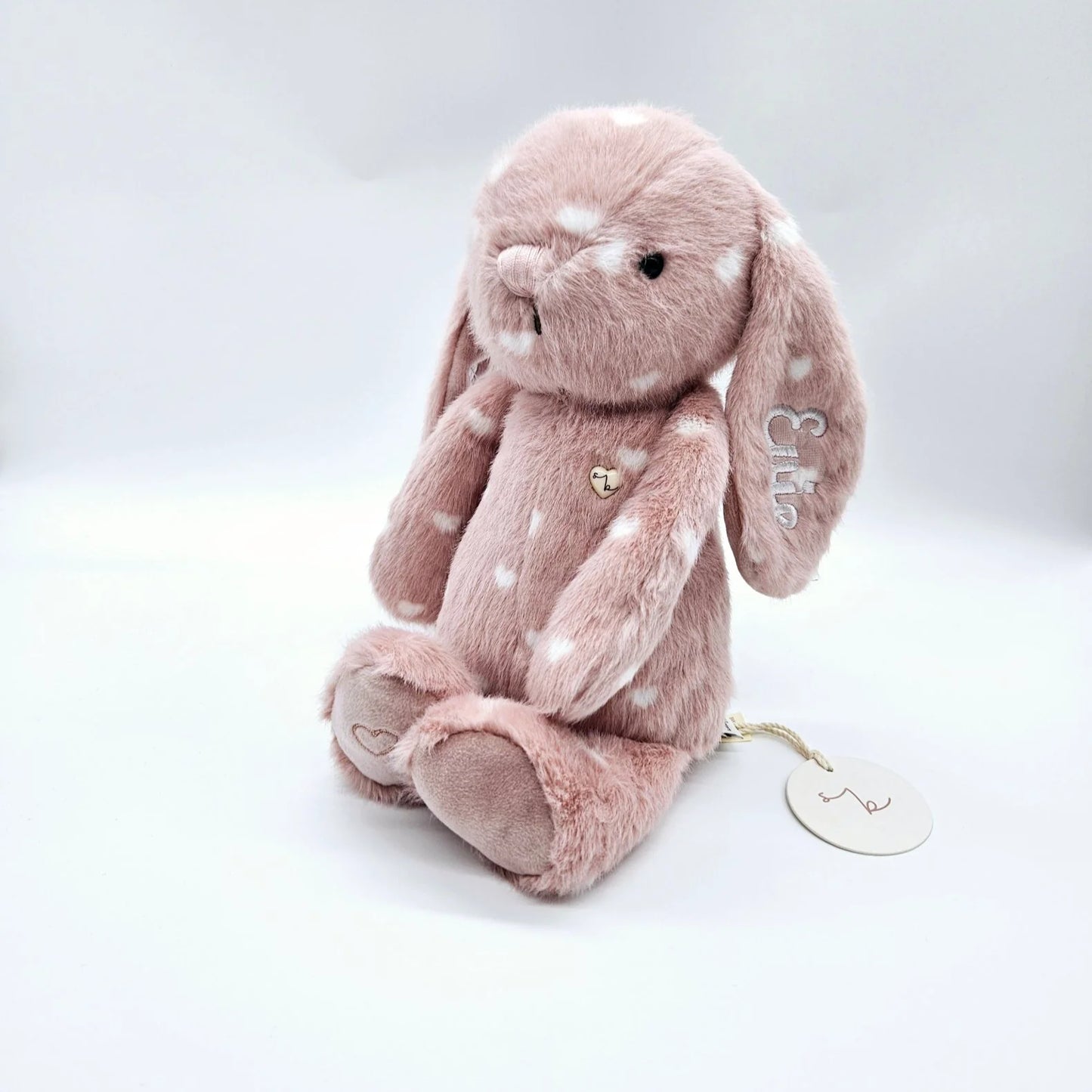 Personalised Baby Gift Hamper | Little Love Pink Bunny, Blanket & Teether Toy