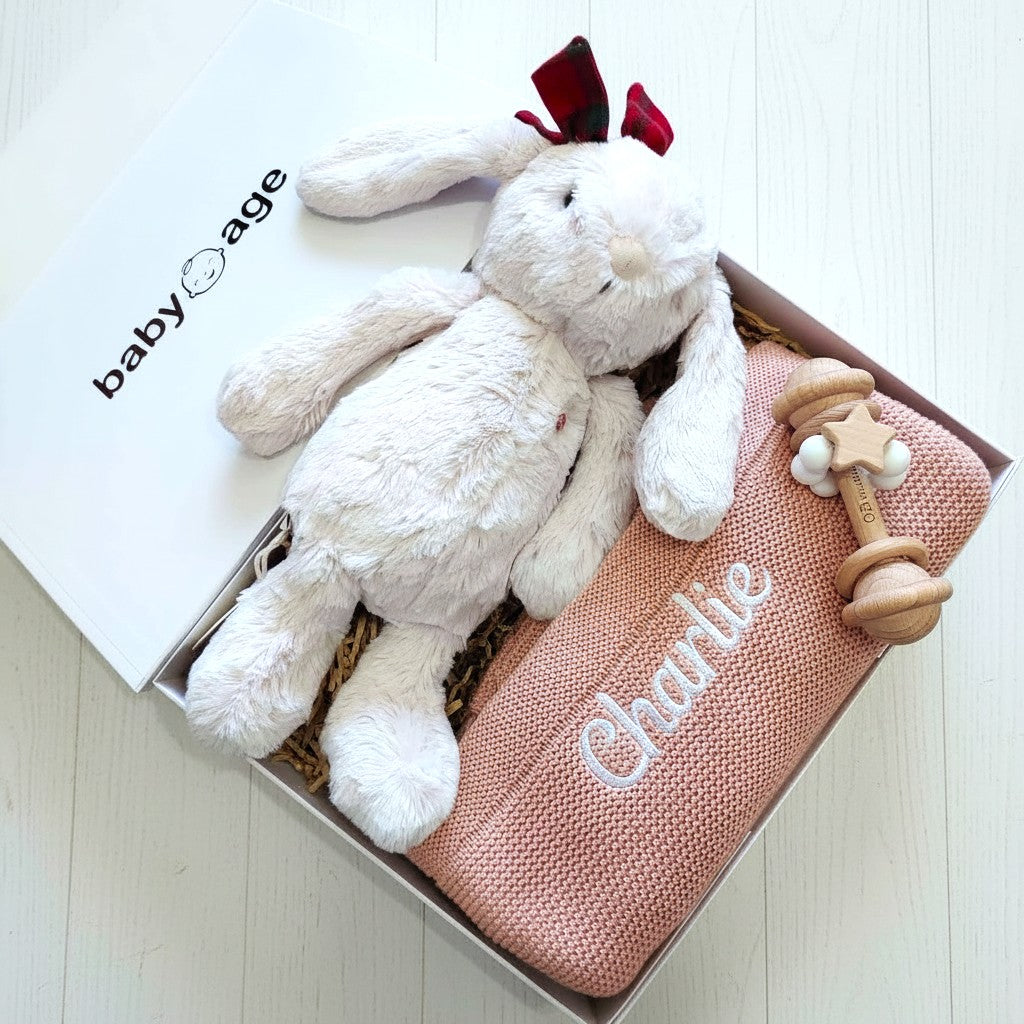 Personalised Gift Set in Pastel Top View