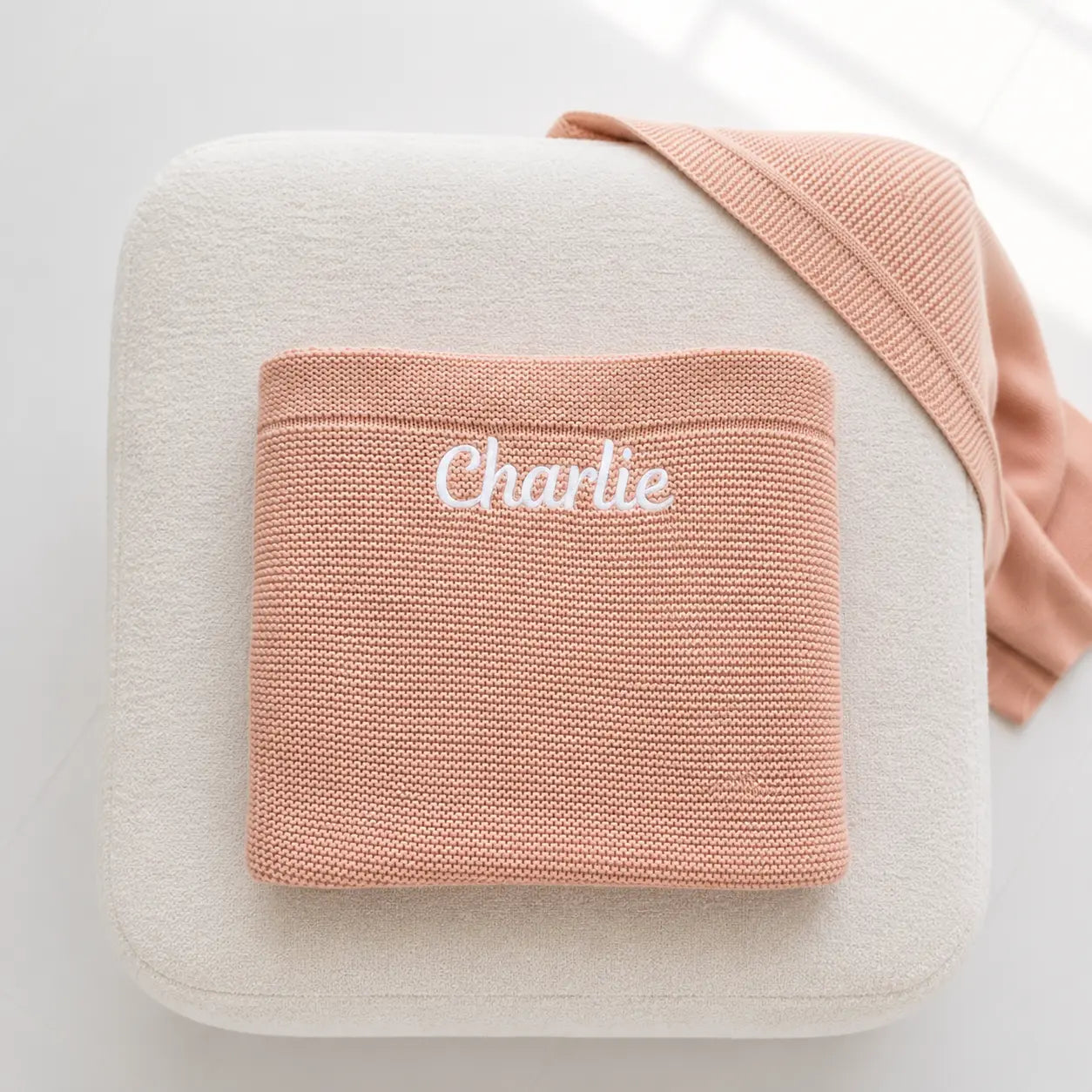 Personalised Baby Blanket – Pink BabyAge