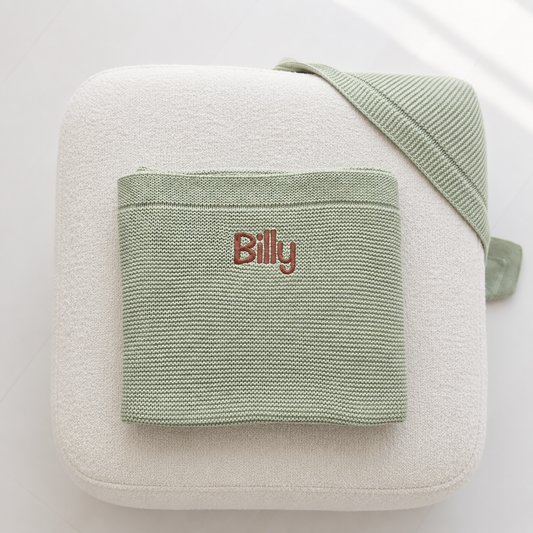 Personalised Baby Blanket – Sage