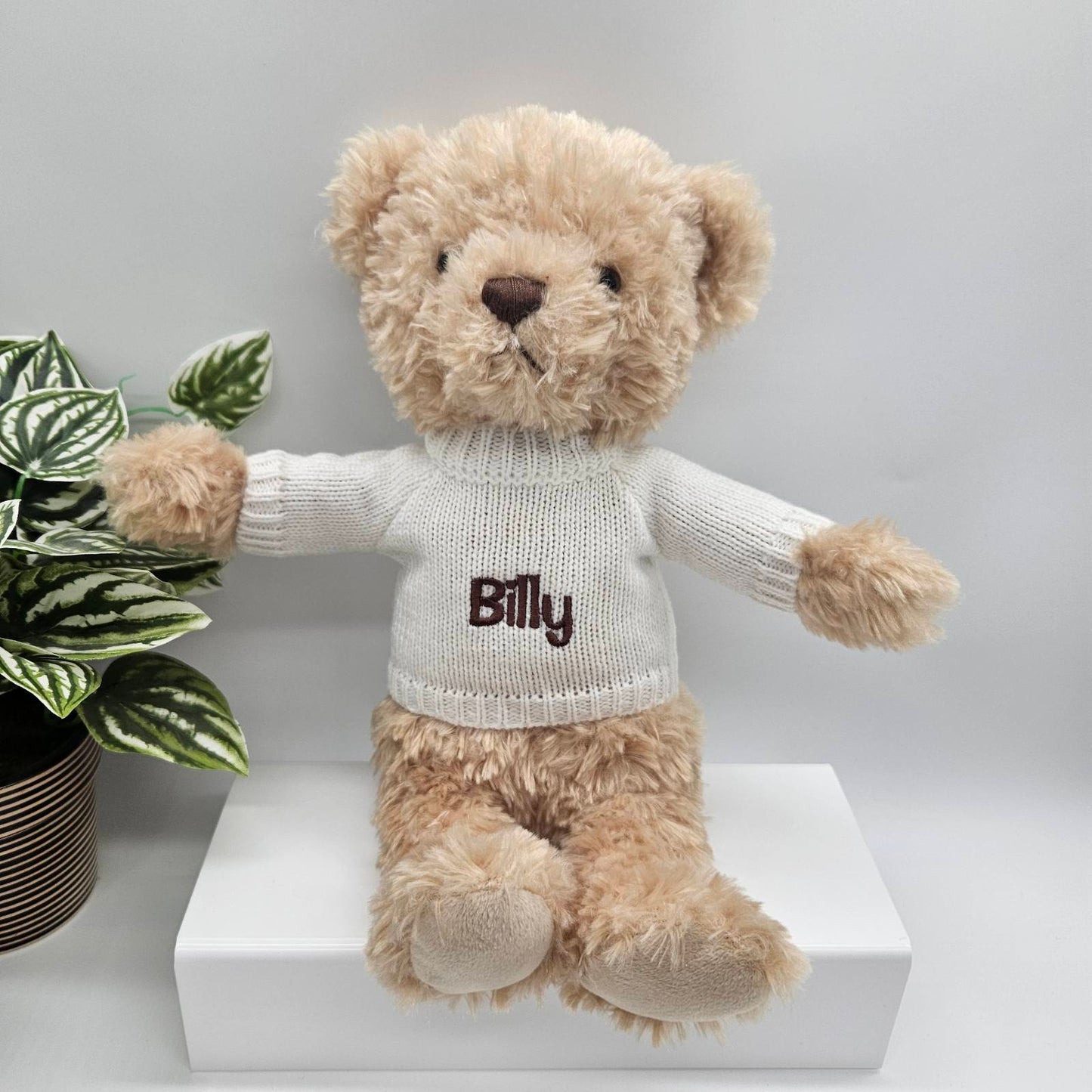 Personalised Jamie Kay Teddy Bear with Jumper