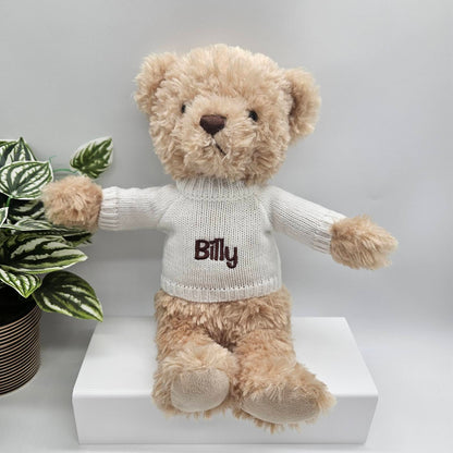 Personalised Jamie Kay Teddy Bear with Jumper