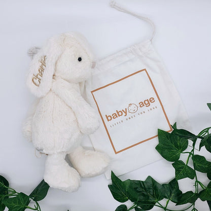 Personalised Jamie Kay Snuggle Bunny in Marshmallow
